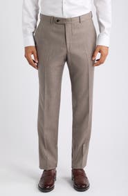 Peter Millar Harker Flat Front Wool & Cashmere Trousers