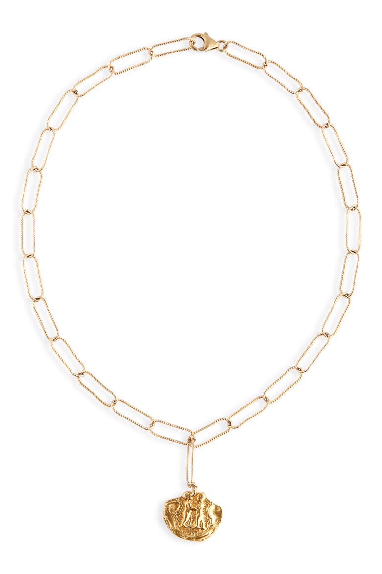 Paolo & Francesca Necklace, Main, color, GOLD