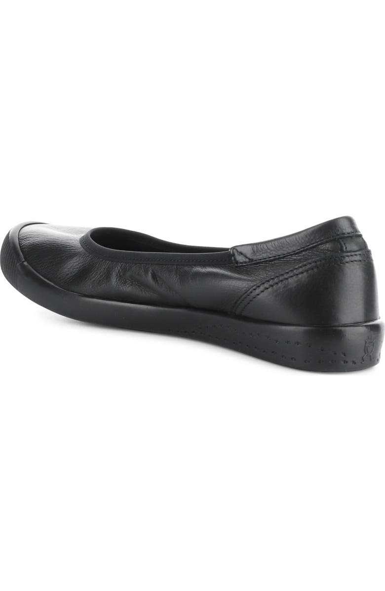 Softinos by Fly London Ilme Ballet Flat, Alternate, color, Black Smooth