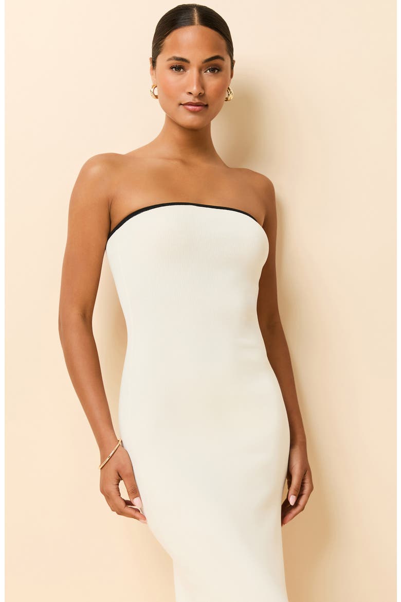 The Caroline Column Dress, Alternate, color, BRULE
