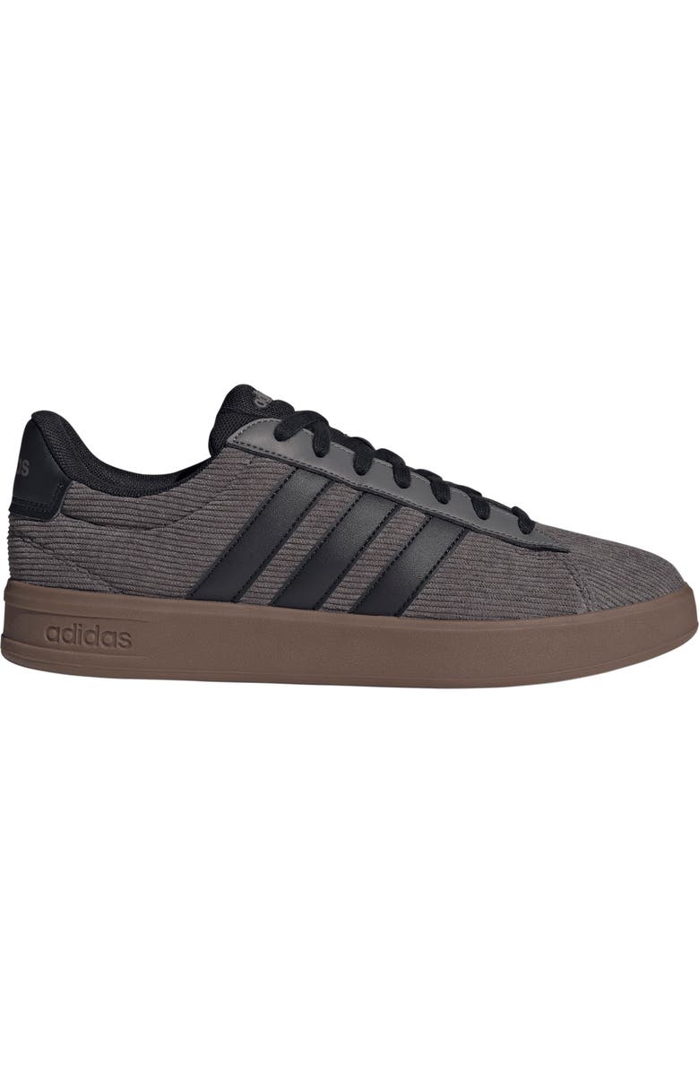 adidas Grand Court 3.0 Sneaker, Alternate, color, Charcoal/ Core Black/ Gum