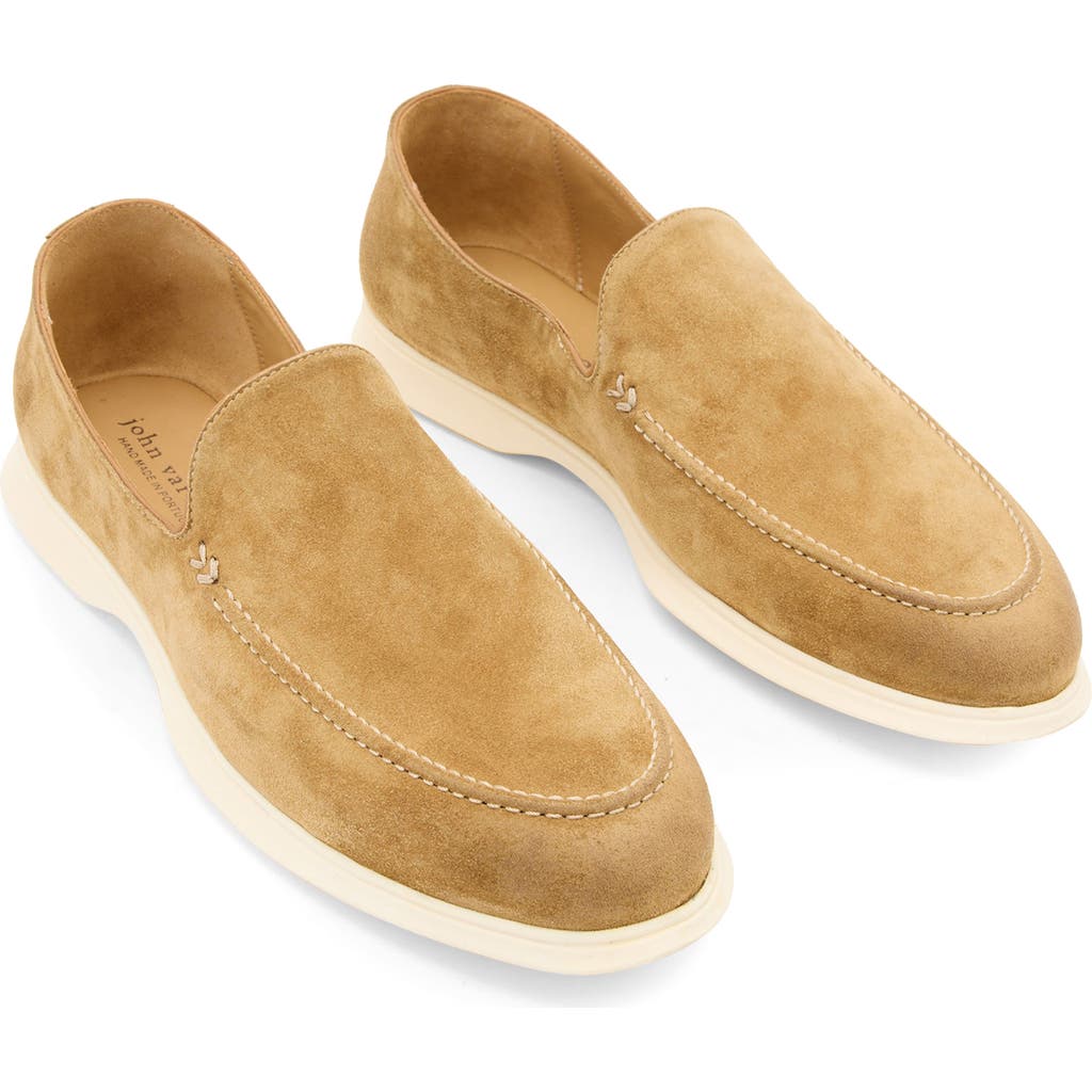 John Varvatos Thompson Venetian Loafer In Clay Brown