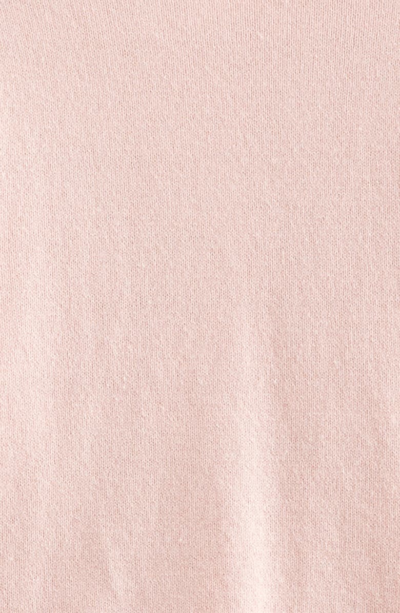 Nordstrom Pointelle Heart Cardigan & Sweater Pants Set, Alternate, color, Pink Lotus