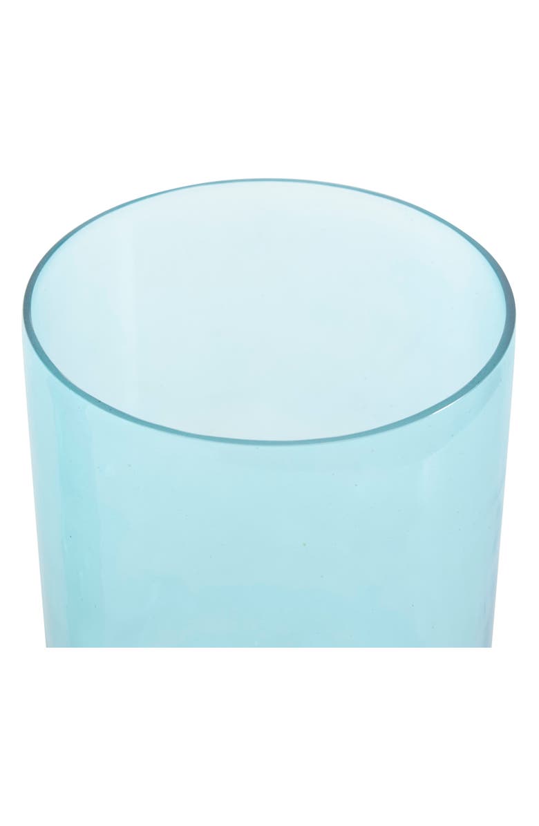 VIVIAN LUNE HOME Set Of 2 Glass Vases, Alternate, color, Blue