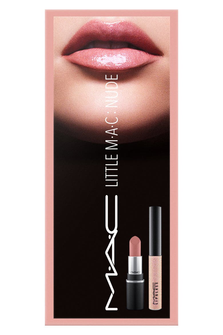 MAC Little MAC Nude Lip Duo (Nordstrom Exclusive), Alternate, color, NO COLOR