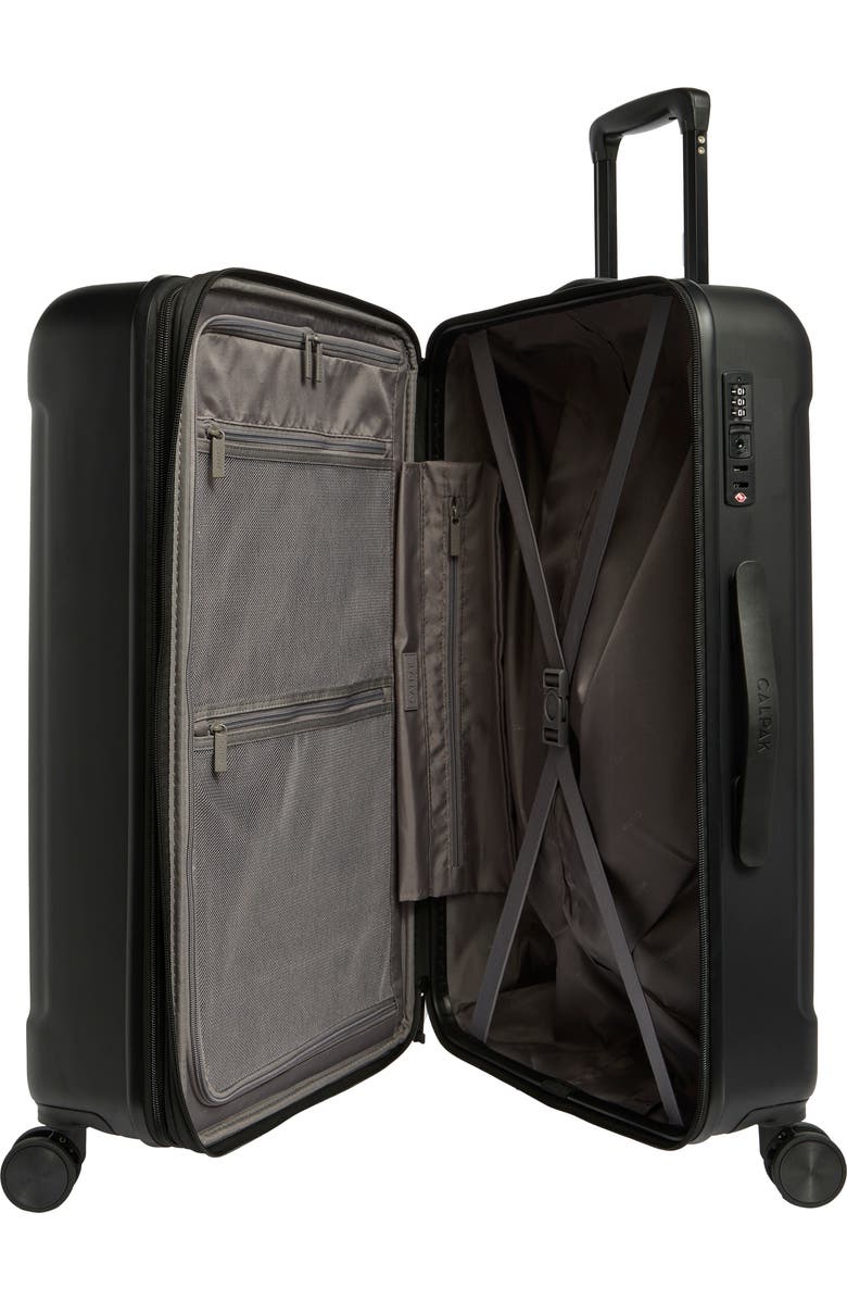 CALPAK Moon 24-Inch Hardside Spinner Luggage, Alternate, color, Black