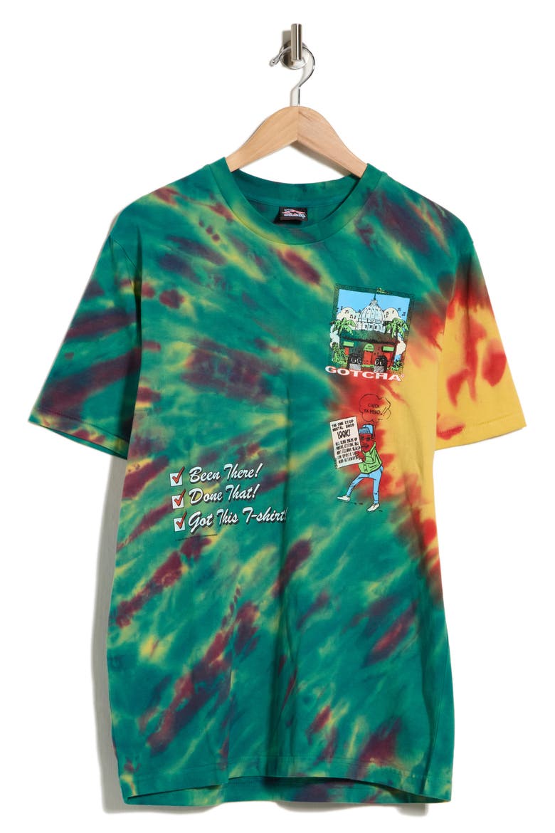 Paradise Hills Cotton Graphic T-Shirt, Alternate, color, TEAL GREEN