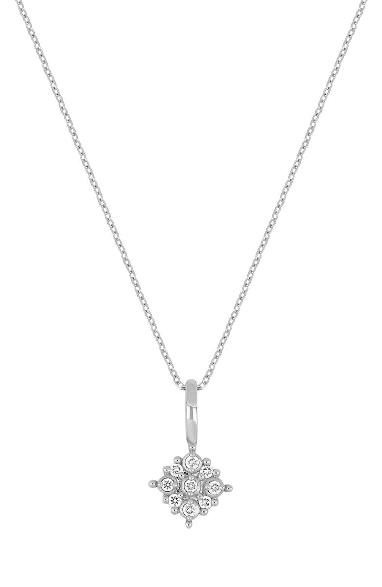 Bony Levy 18K Gold Icon Diamond Pendant Necklace, Main, color, 18K White Gold