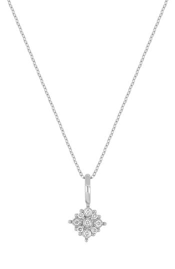 Bony Levy 18k Gold Icon Diamond Pendant Necklace In Metallic