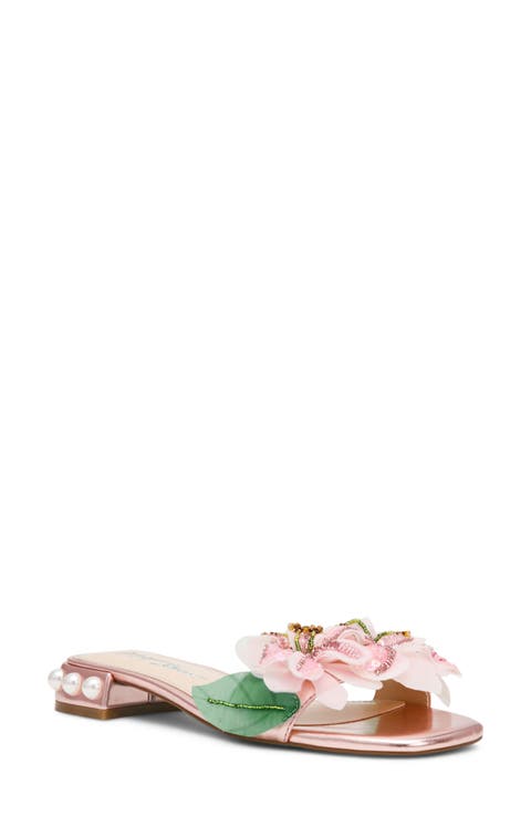 Rosia Beaded Flower Sandal (Women)