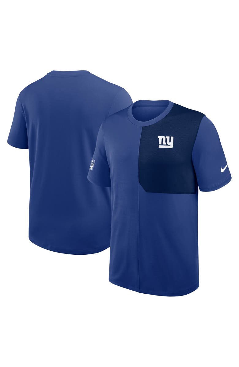 Nike Men's Nike Royal New York Giants Sideline UV Performance Coach Shirt, Main, color, Royal