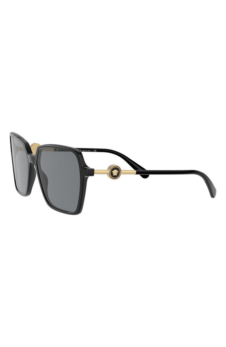 Versace 58mm Square Sunglasses, Alternate, color, 