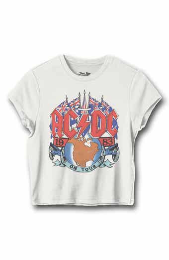 Junk Food AC/DC 1983 On Tour Graphic T-Shirt