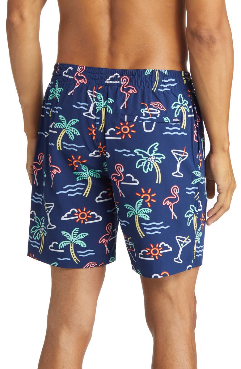 Chubbies Classic 7-Inch Swim Trunks, Alternate, color, The Neon Lights