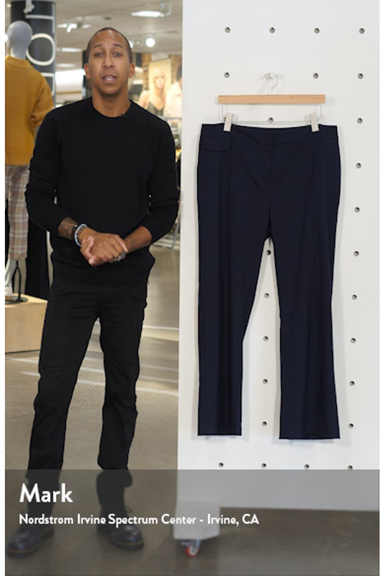 Pintuck Wide Leg Trousers video