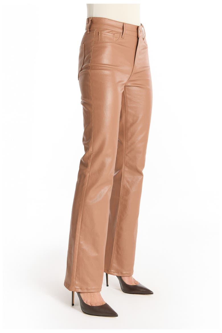 Aria Coated Flare Jean, Alternate, color, Mocha