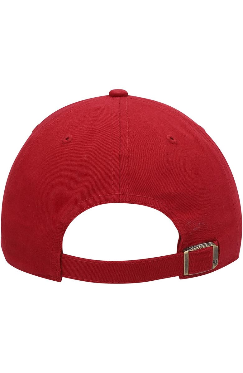 '47 Women's '47 Crimson Washington State Cougars Miata Clean Up Logo Adjustable Hat, Alternate, color, Crimson