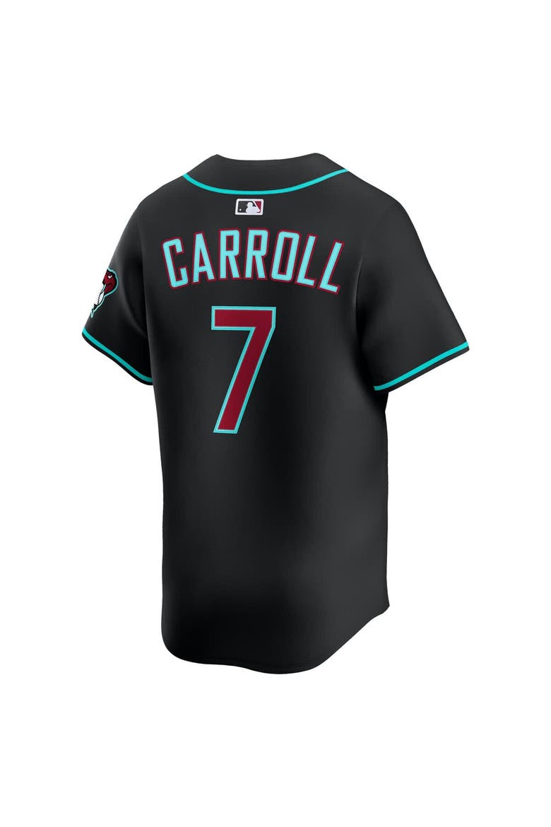 Men's Nike Corbin Carroll Black Arizona Diamondbacks Alternate Limited Player Jersey, Alternate, color, Black