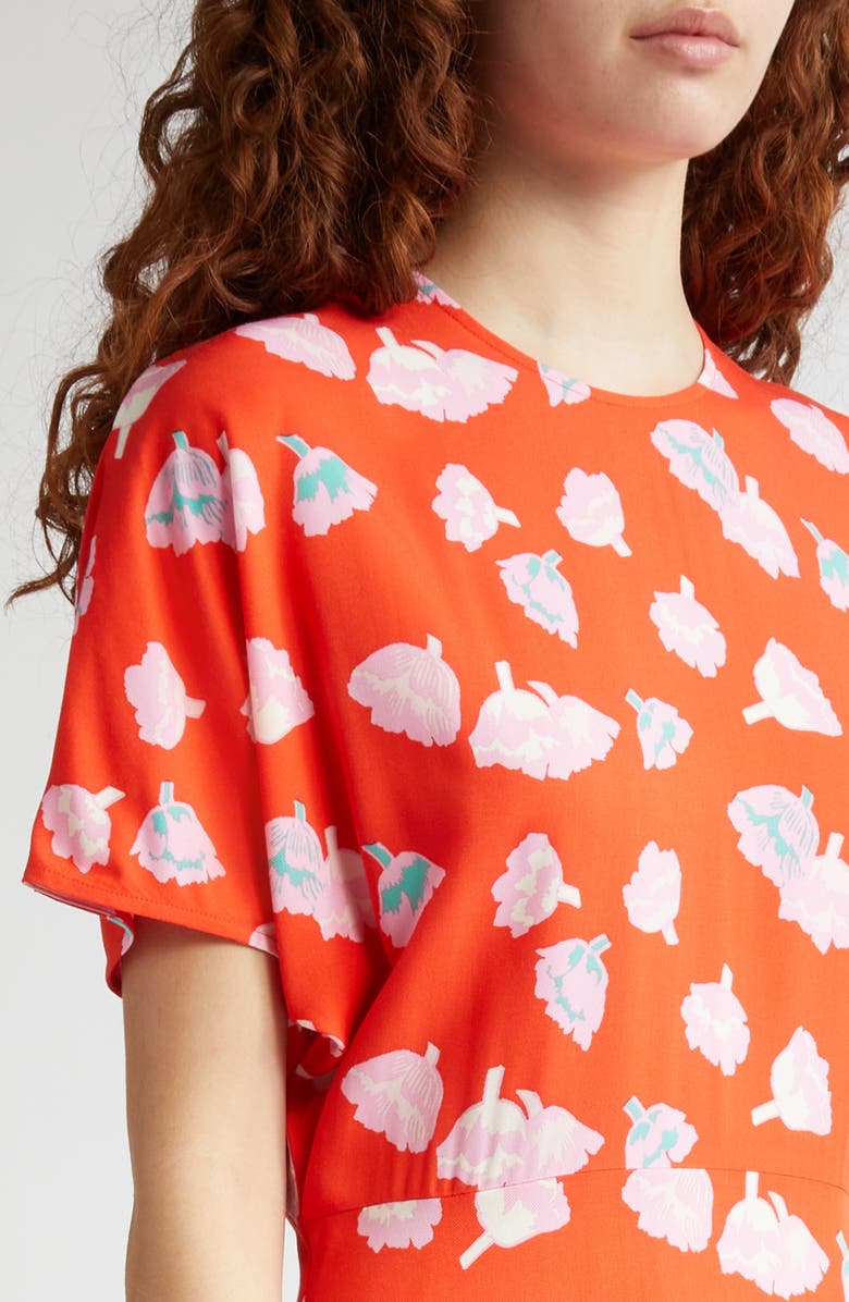 Marimekko Suitsuke Flutter Sleeve Maxi Dress, Alternate, color,