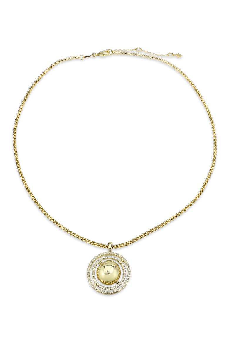 Orbital Pendant Necklace, Alternate, color, GOLD