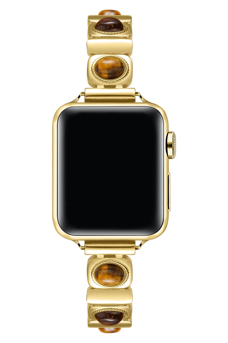 Gaia Tiger Eye Watchband, Alternate, color, TIGER EYE
