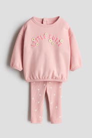 H&M 2-piece Top And Leggings Set