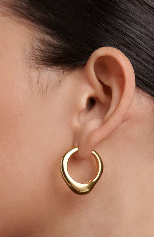 Pdpaola Riba Hoops In Gold