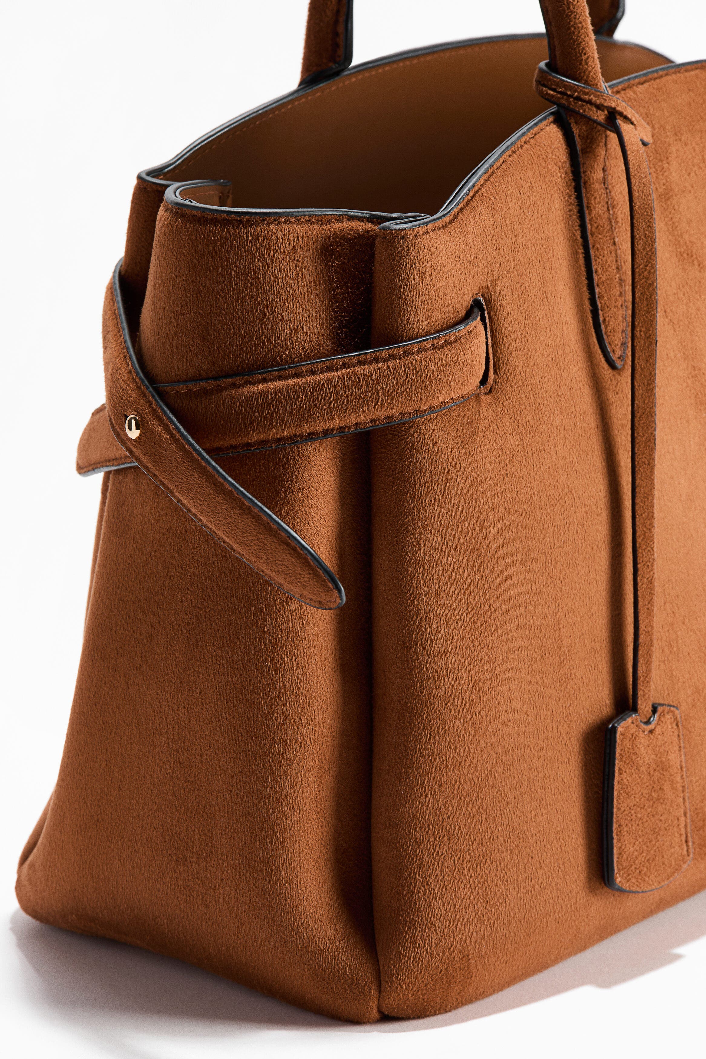 H&M Tote Bag, Alternate, color, Brown