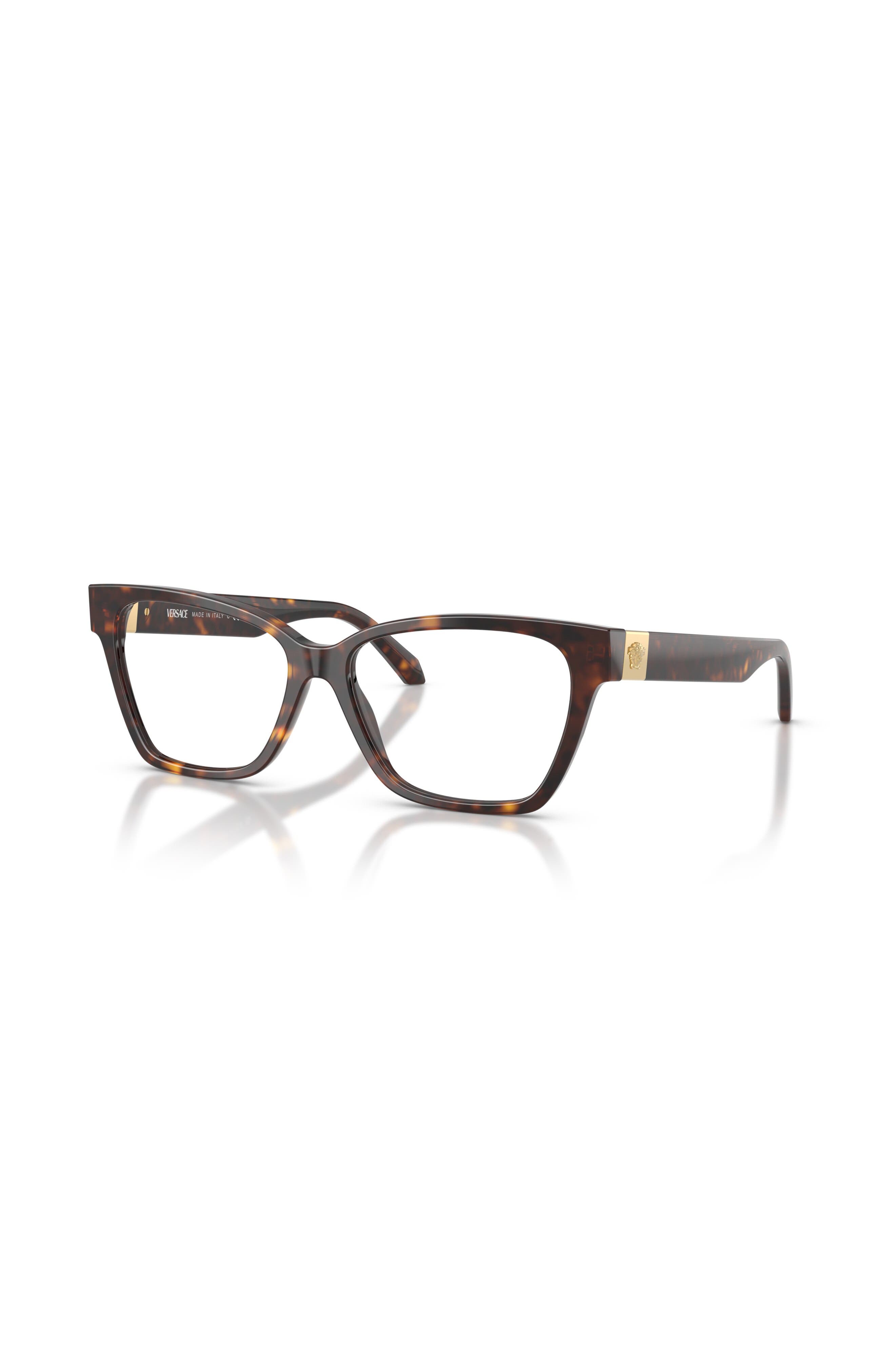 Versace 53mm Cat Eye Optical Glasses In Multi