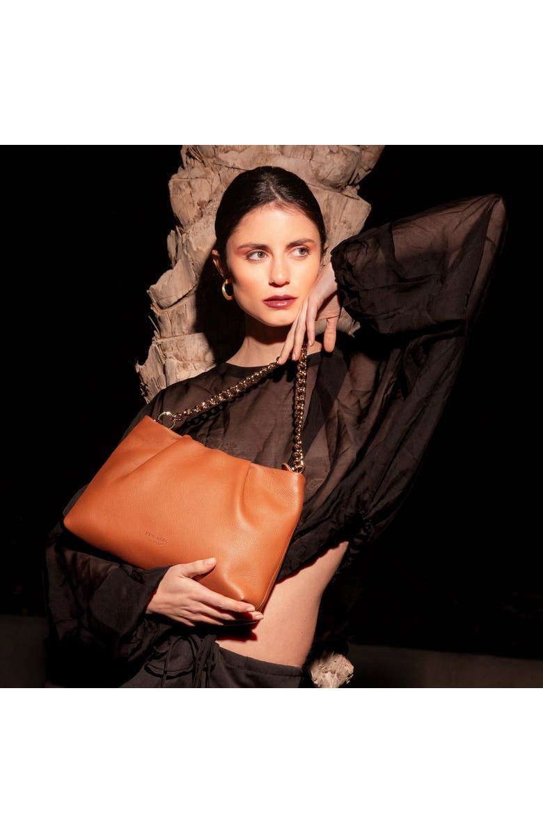 Esin Akan 3-in-1 Midi Richmond Leather Crossbody Bag, Alternate, color, Nutshell