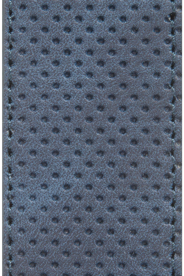 Dotted Suede Belt, Main, color, NAVY