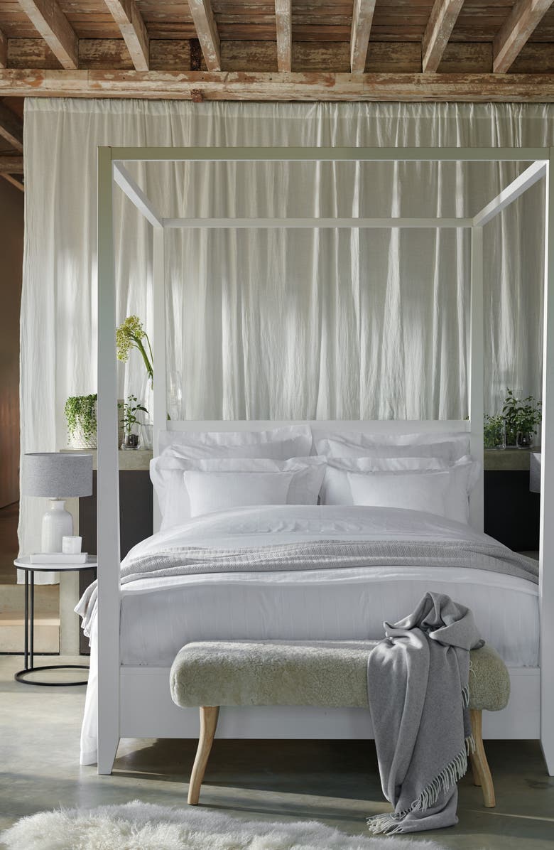 The White Company Pimlico Stripe Sham, Alternate, color,