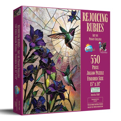 Rejoicing Rubies 550 piece Jigsaw Puzzle for Adults