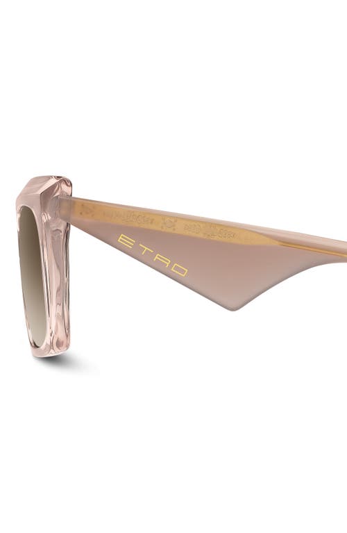 Etro 57mm Square Sunglasses In Pink