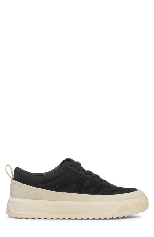 Moncler Monpulse Leather-trimmed Sneakers In Black