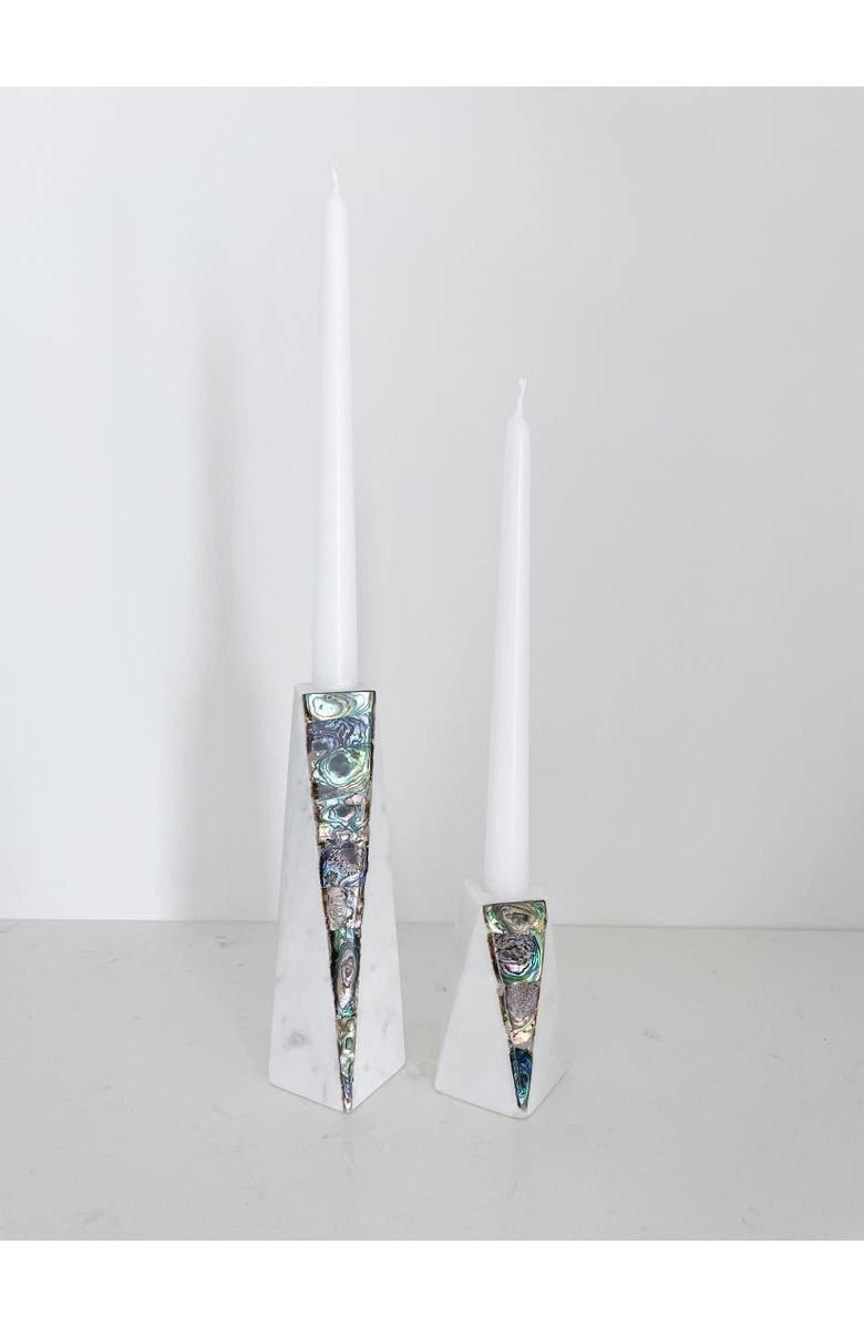 Anaya Rainbow Pearl Marble Candle Holder, Alternate, color, 