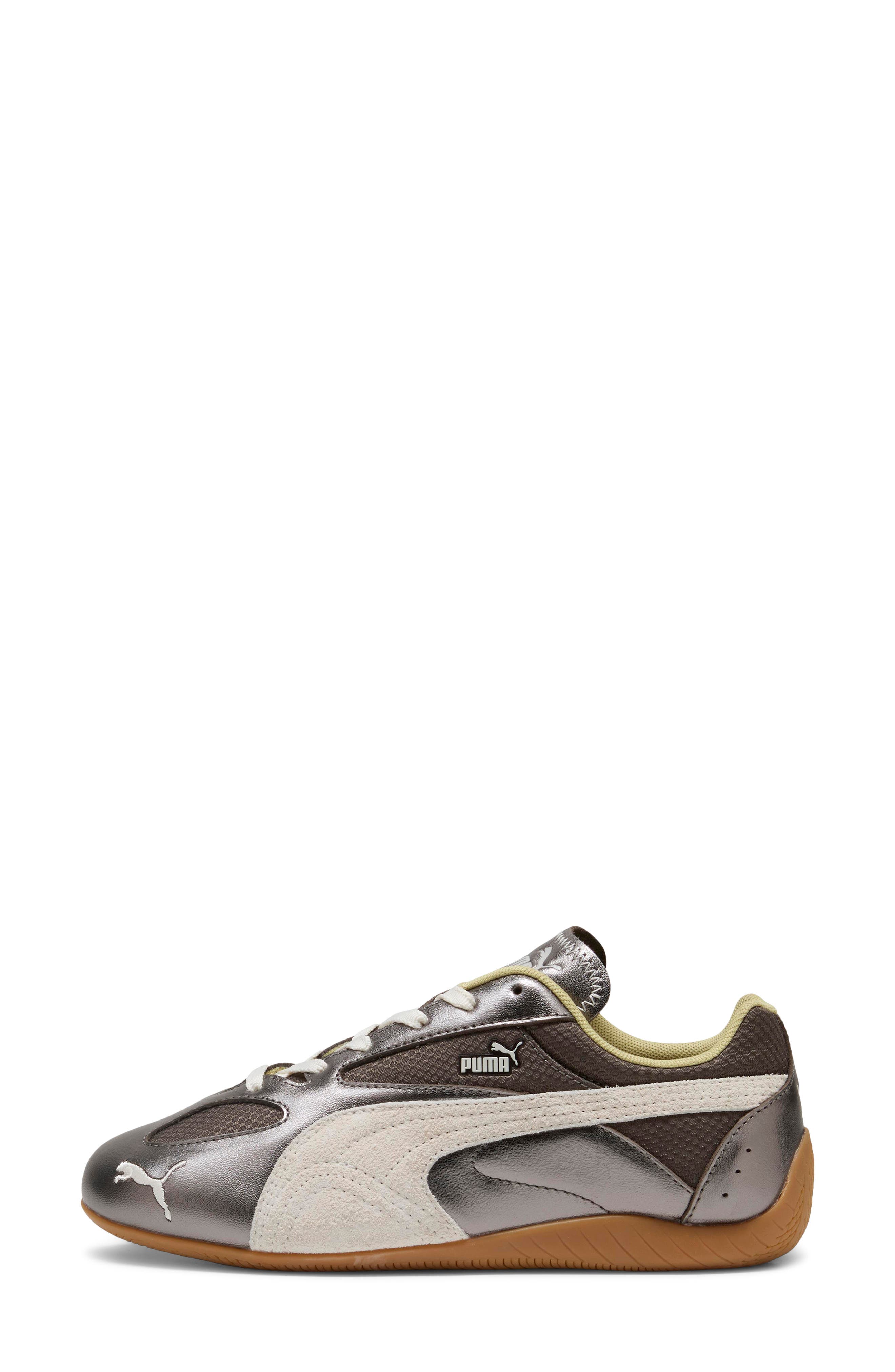 Speedcat Lou Metallic Sneaker, Alternate, color, MATTE BRONZE/ GUM