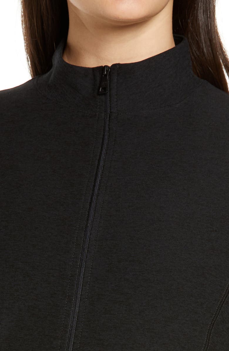 Beyond Yoga On the Go Mock Neck Jacket, Alternate, color,