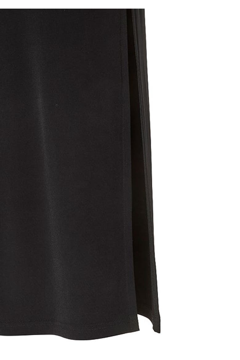 Women's Boat Neck Fitted Maxi Dress, Alternate, color, Black
