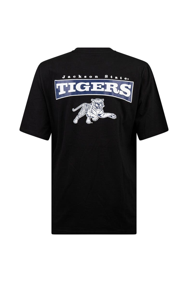 Men's FISLL Black Jackson State Tigers Applique T-Shirt, Alternate, color, Black