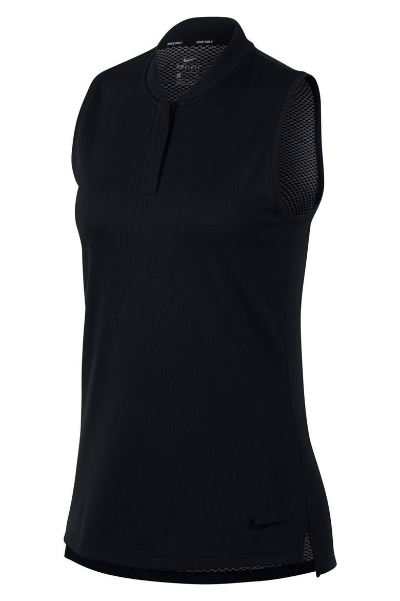 Dry Golf Polo, Alternate, color, BLACK/ BLACK