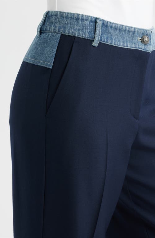 Kobi Halperin Jillian Denim Contrast Pants In Blue