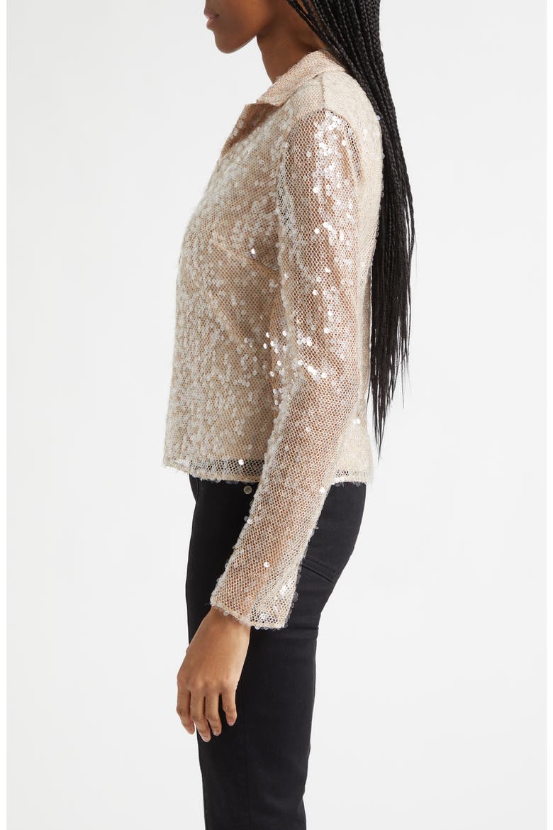 Meryl Sequin Top, Alternate, color, CHAMPAGNE