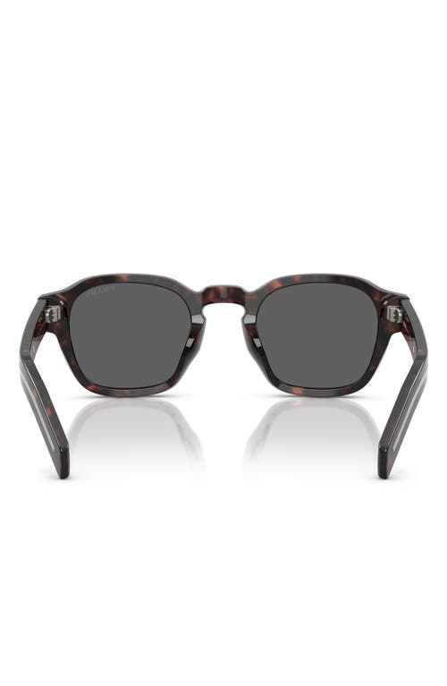Prada Eyewear Square Frame Sunglasses In Dark Grey