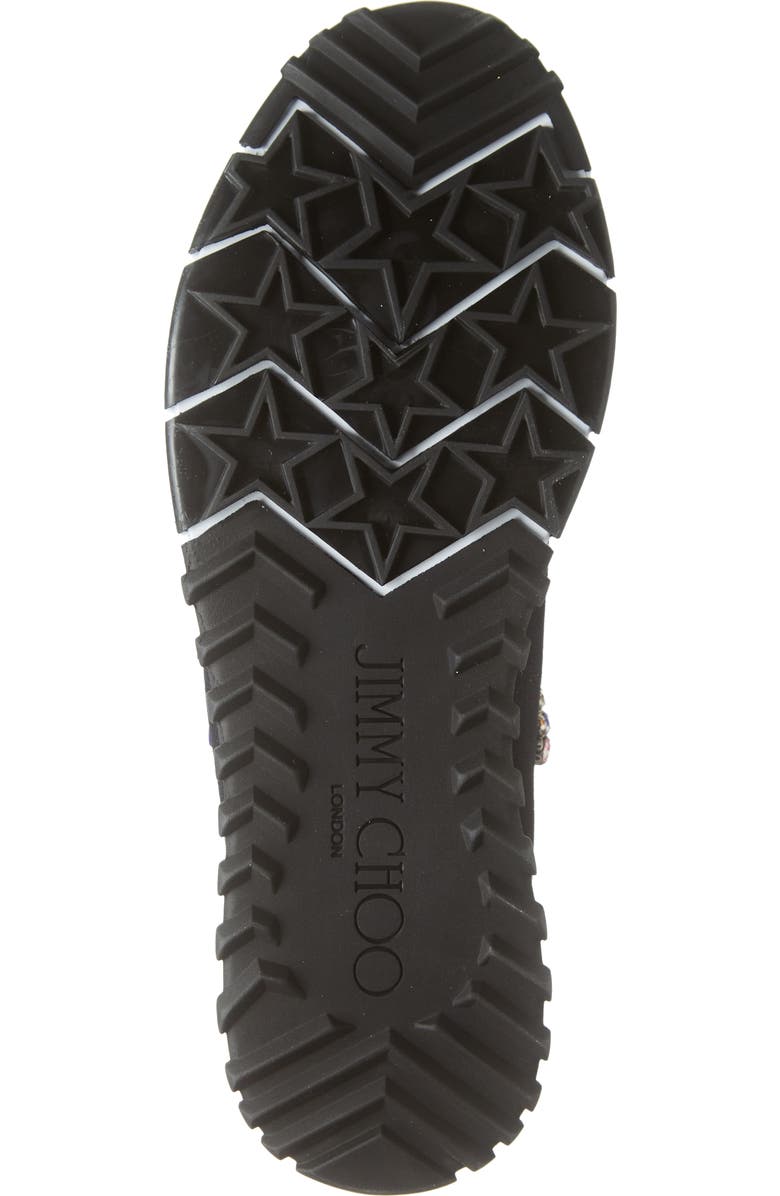 Jimmy Choo Verona Crystal Embellished Knit Sneaker, Alternate, color,