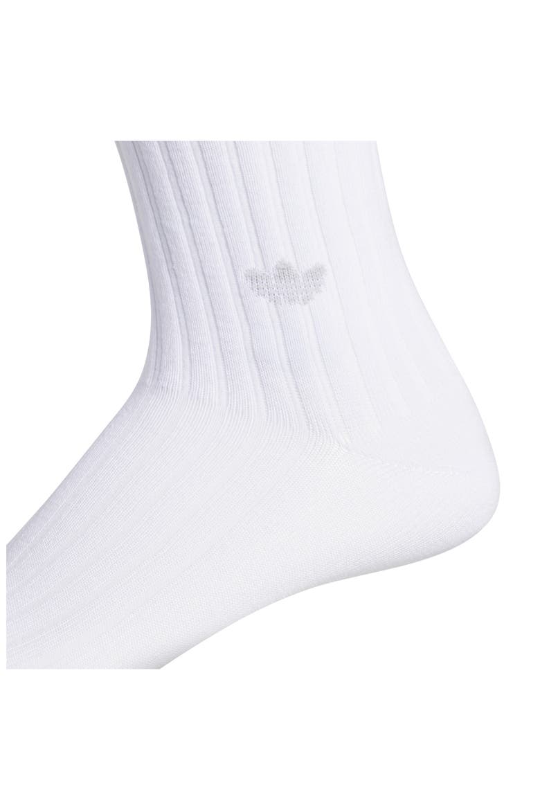 Gender Inclusive Originals 2-Pack Crew Socks, Alternate, color, WHITE/ CLEAR GREY