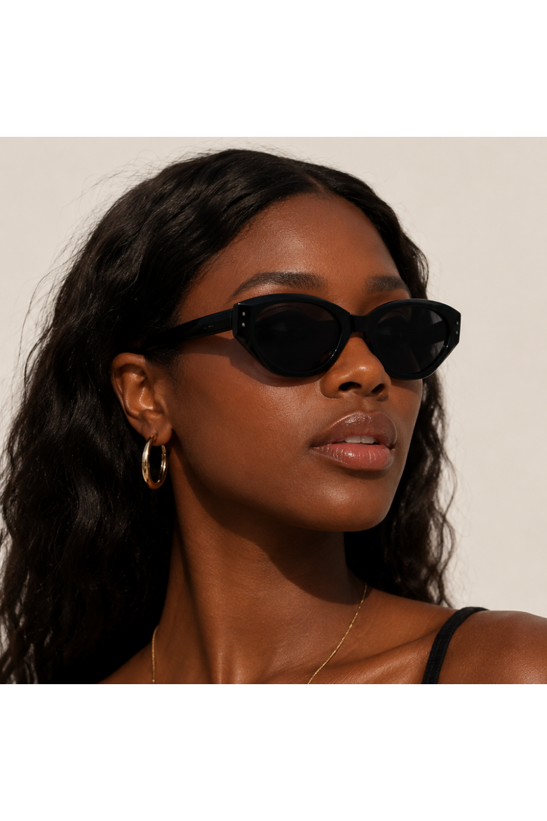 Josie Cateye Smart Sunglasses, Main, color, Black