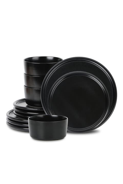 Eden Stoneware 12-piece Dinnerware Set
