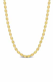 DELMAR 1.8mm Oval Ball Chain Necklace