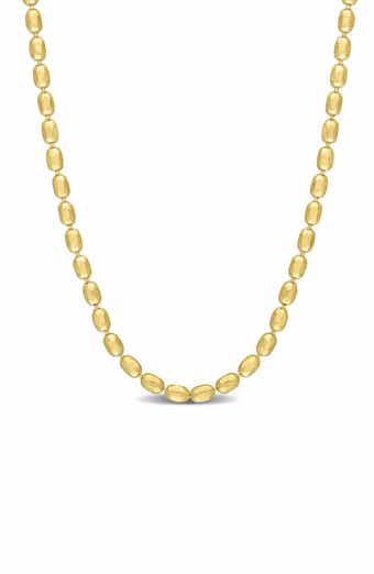 1.8mm Oval Ball Chain Necklace